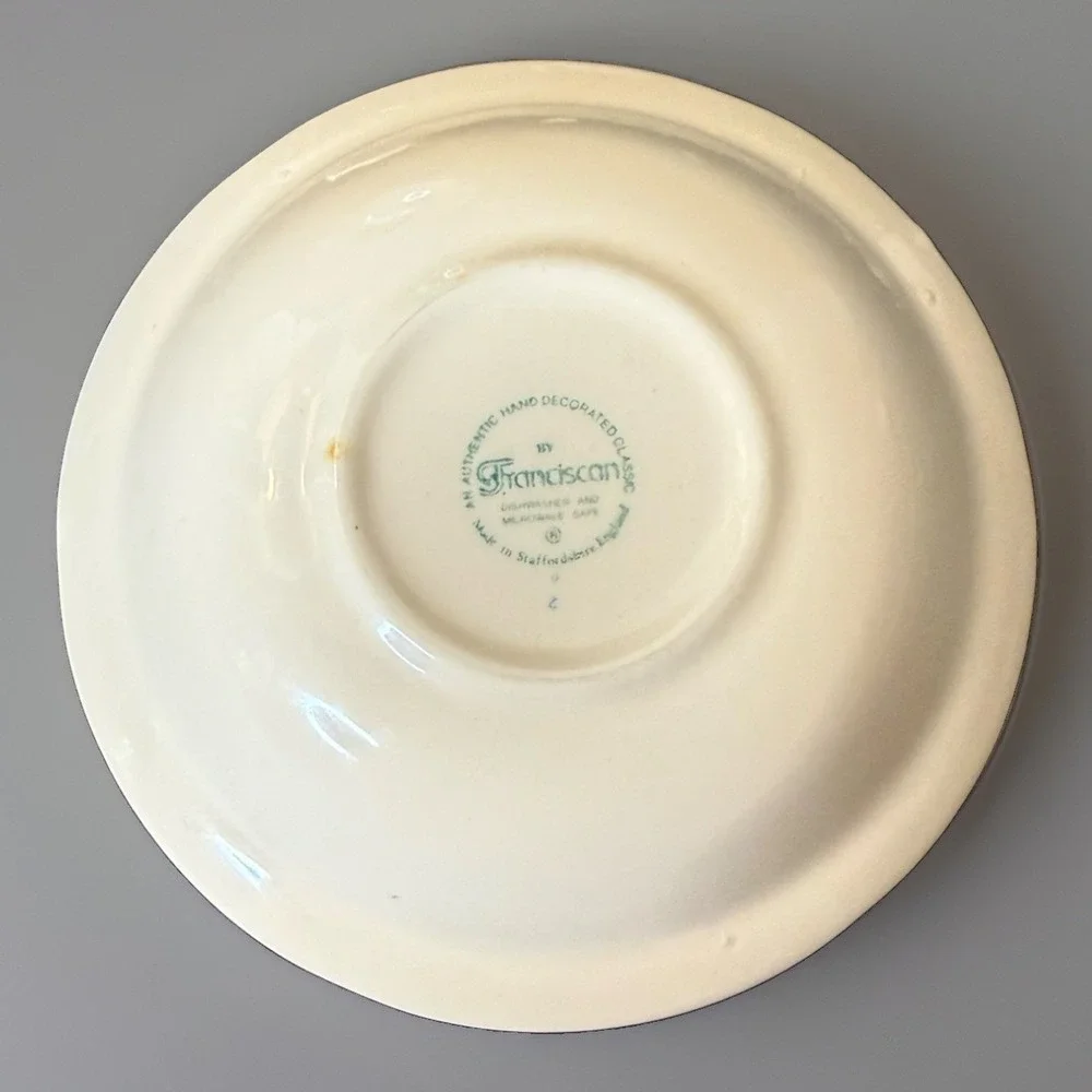 Vintage Franciscan Apple Coupe Cereal Bowl Ceramic 6